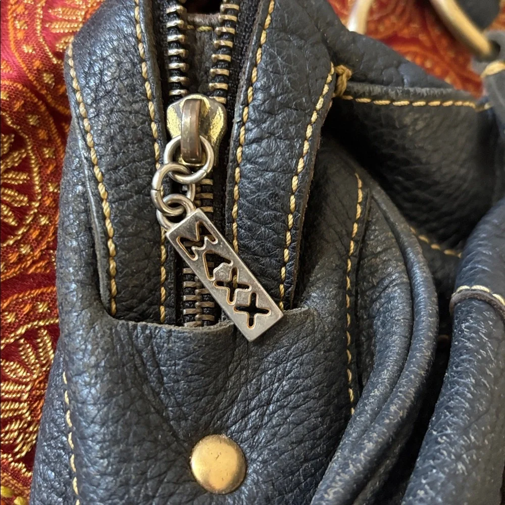 MAX NEW YORK LEATHER TOTE BAG - Picture 3 of 8